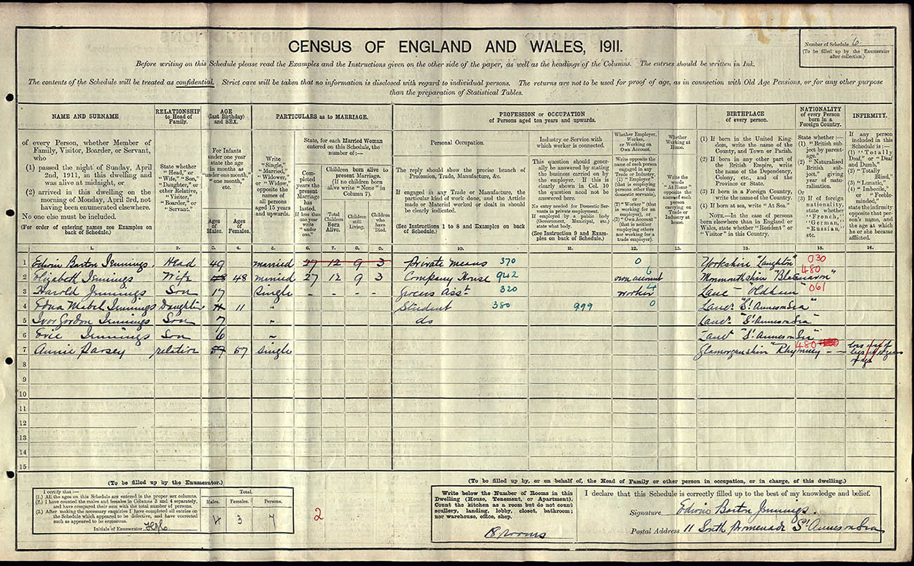 1911 Census
