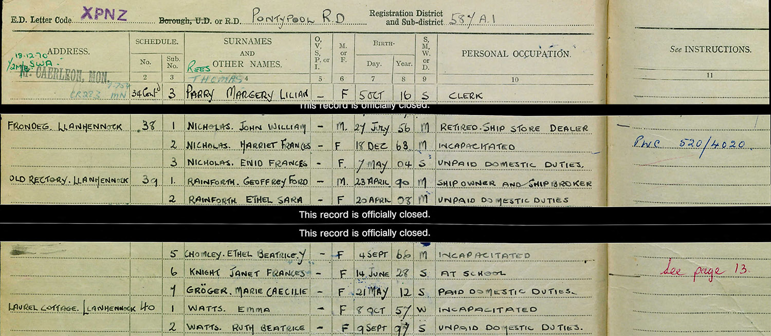 1939 Register