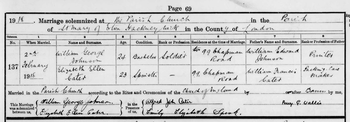 Marriage Certificate