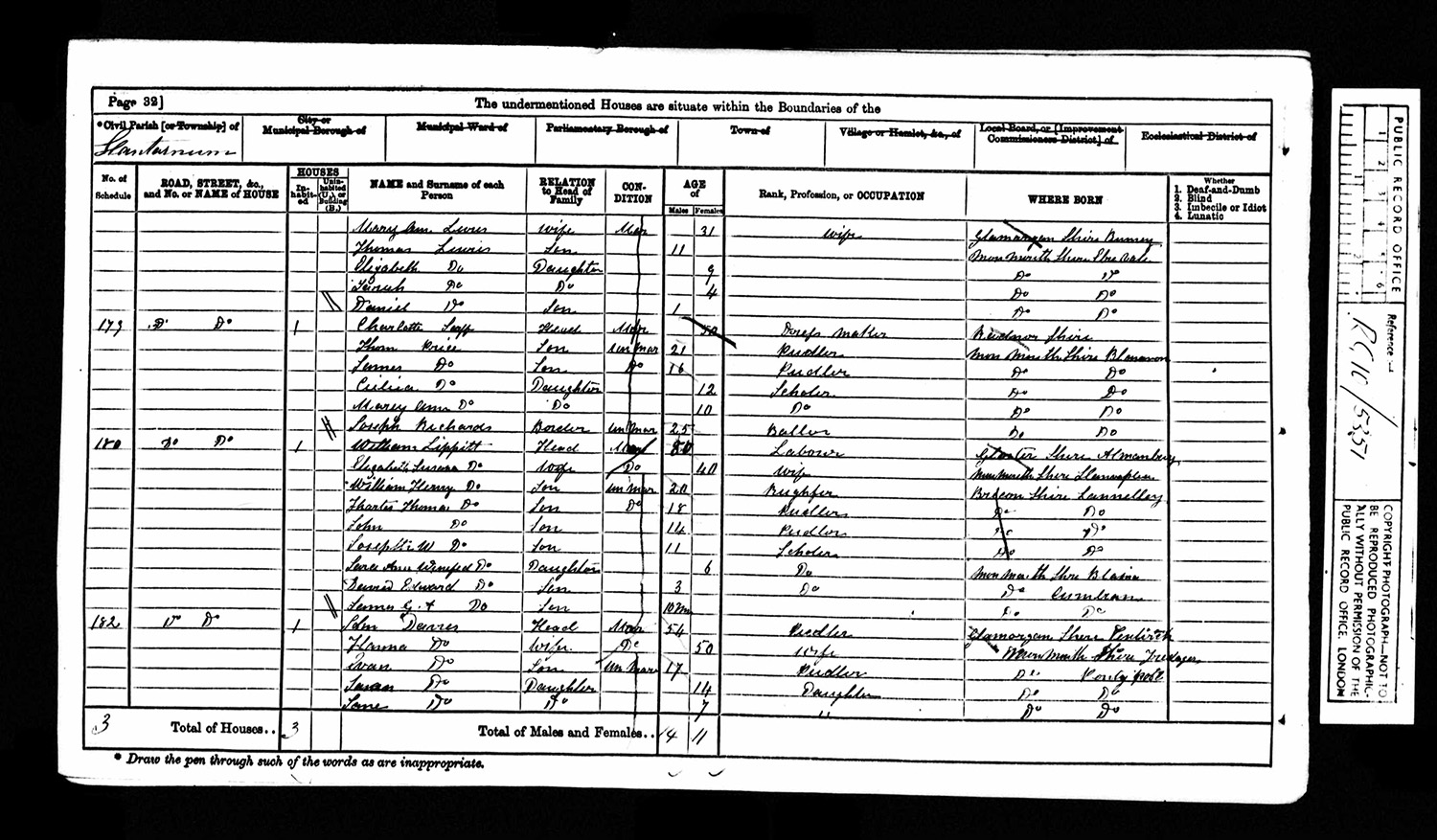 John LEPPITT
possible 1871 census Wales