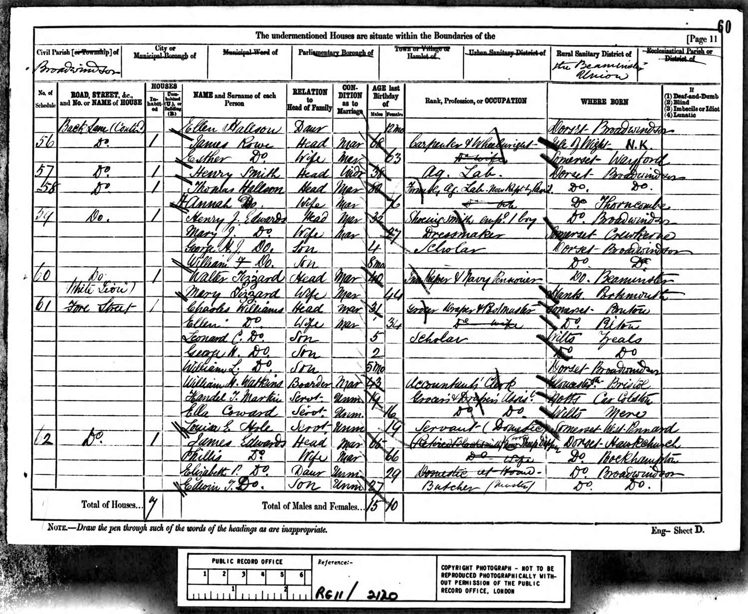 Charles WILLIAMS
1881 census