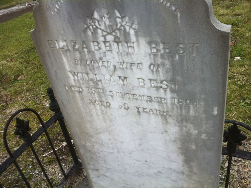 Berwick Cemetery
Elizabeth BEST