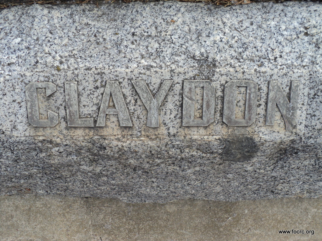 Cheltenham Cemetery
CLAYDON