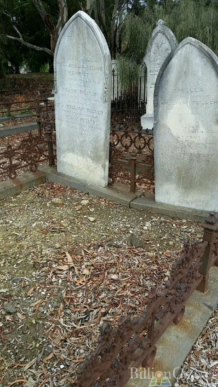 Melbourne Cemetery
FULLER family
(Billion Graves)