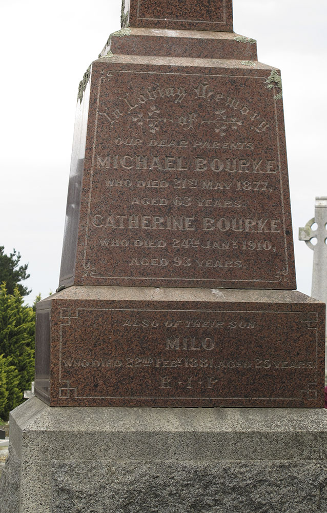 Pakenham Cemetery
BOURKE Family